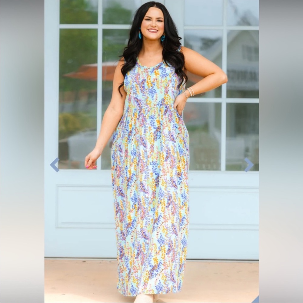 Chic Soul ‘Can You Keep A Secret’ Maxi dress in Aqua Mint